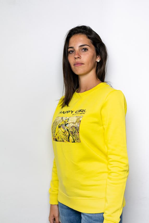 Pull à manche longue "Happy Girl"