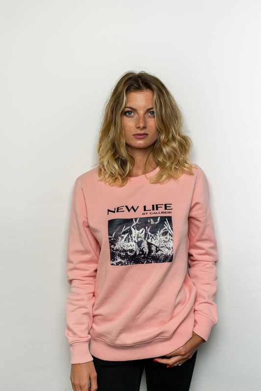 Pull à manche longue "NEW LIFE"